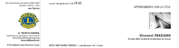Appuntamento con la città
