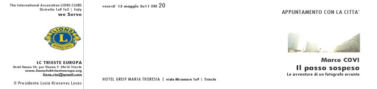 Appuntamento con la città - Marco Covi Appuntamento con la città - Marco Covi