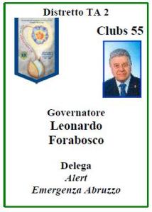 Governatore Distretto Ta2