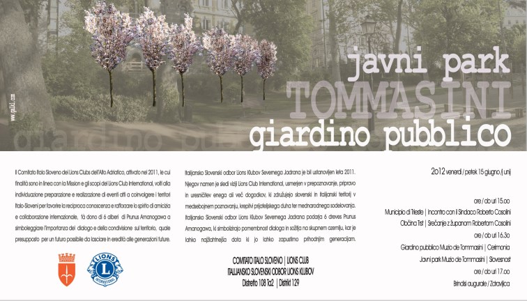 Comitato Italo Sloveno dei Lions - flyer