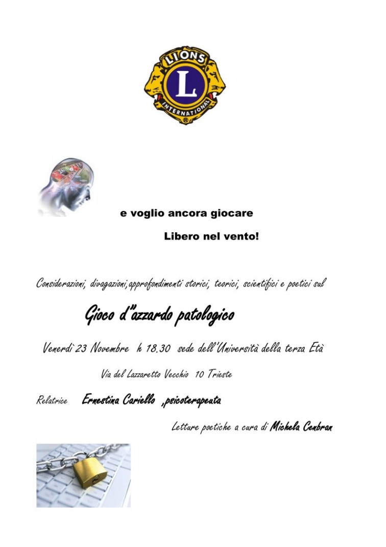 conferenza Lions ludopatia